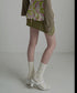 Asymmetric Skirted Flare Pants